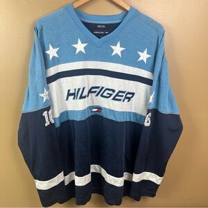 Vintage Tommy Hilfiger Athletics Blue Jersey Men's XL